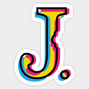 Just the letter J. Sticker